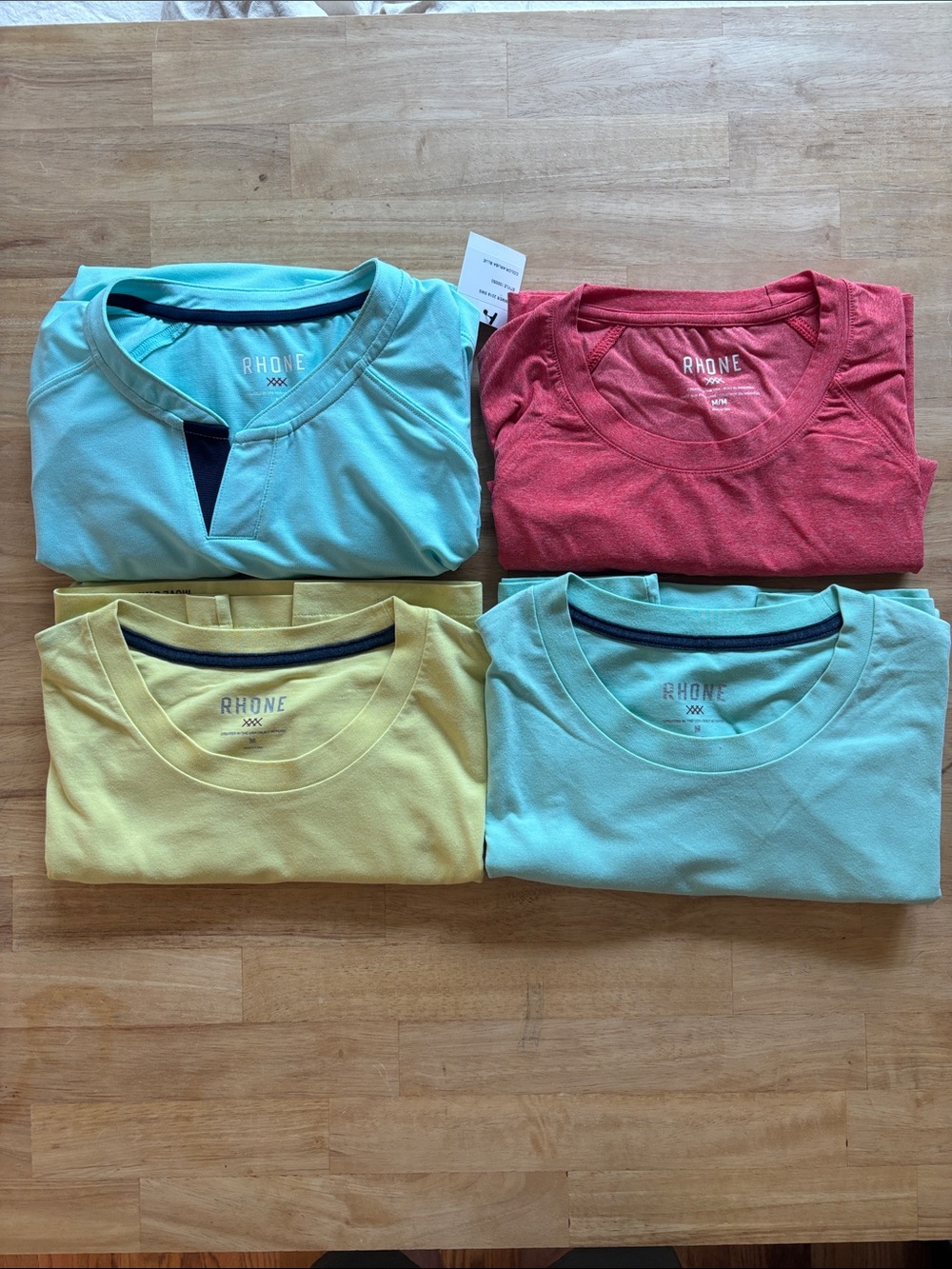 Set of 4 RHONE Short Sleeve Tees medium (4-Pack)